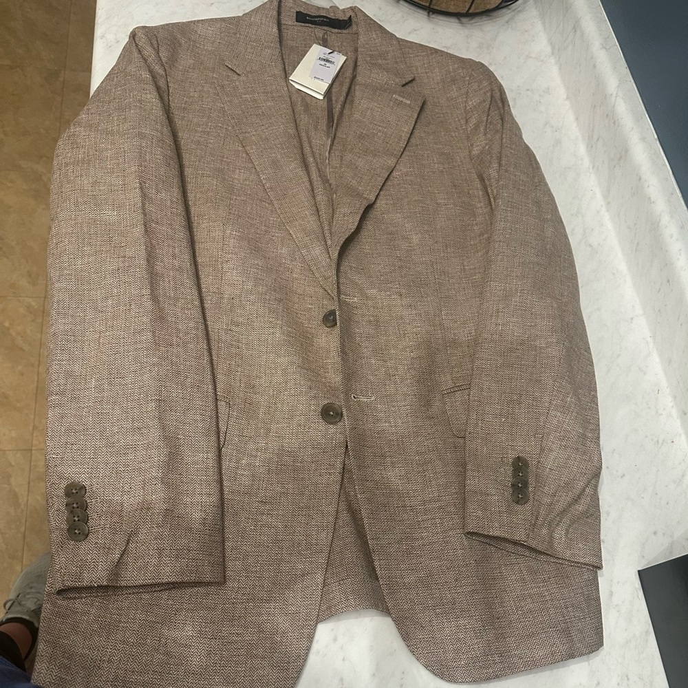 Banana Republic Brown Sport Coat Tailored Fit